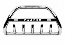Mitsubishi Pajero Wagon III 1999-2006 Frontbügel WT004 (Edelstahl) Foto 1