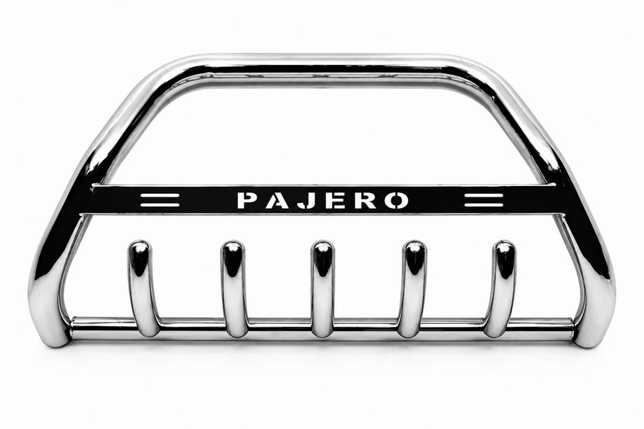 Mitsubishi Pajero Wagon III 1999-2006 Frontbügel WT004 (Edelstahl) Image
