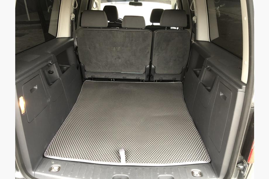 Volkswagen Caddy 2010-2015 Kofferraummatte V2 MAXI (EVA, Schwarz) Image