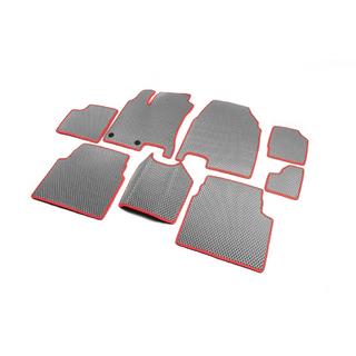 EVA Fußmatten für +2 (3 Reihen, grau) Nissan Qashqai 2010-2014 Foto 2