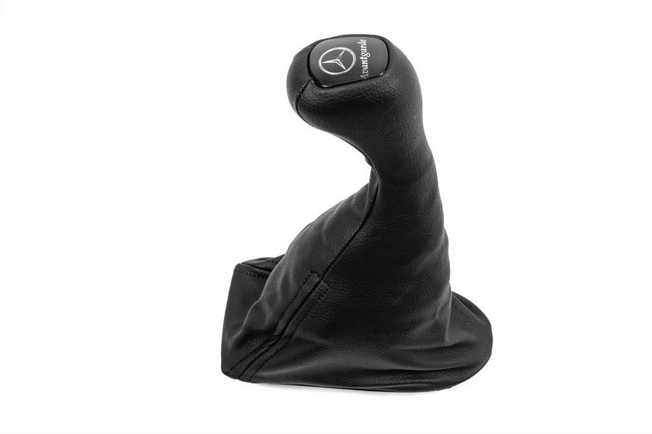 Mercedes E-class W211 2002-2009 OEM Avantgarde-Mercedes Schaltknauf & Schaltsack (Kunstleder) Image