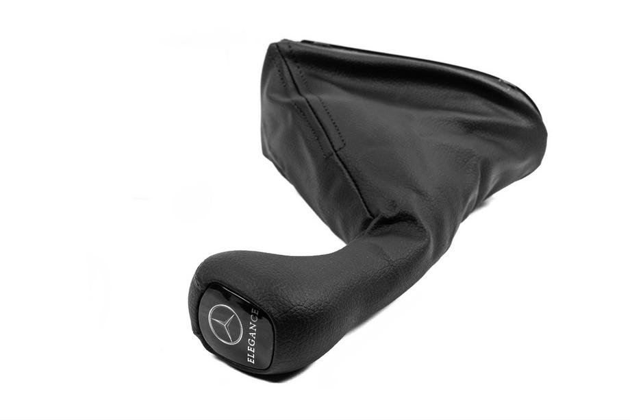 Mercedes E-class W211 2002-2009 Schaltknauf und Schaltsack OEM Elegance-Mercedes (Kunstleder) Image