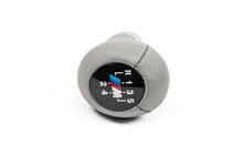BMW 5 Series E34 1988-1995 Schaltknauf OEM (Kunstleder, grau glatt) Foto 5