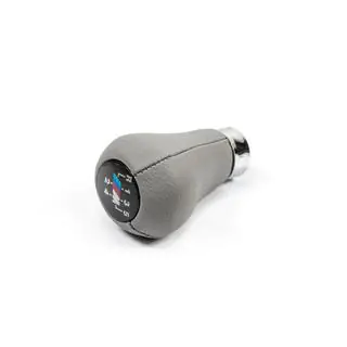 Schaltknauf OEM (Kunstleder, grau glatt) Foto 1