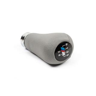 Schaltknauf OEM (Kunstleder, grau glatt) BMW 3er E30 1982–1994 Foto 1