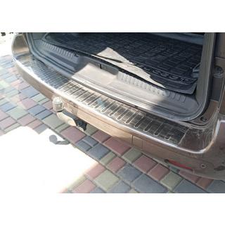Heckstoßstangenschutz mit Kante Carmos (Edelstahl) Peugeot Traveller 2017- Foto 1