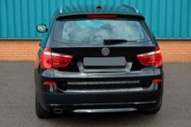 BMW X3 F25 2011-2018 Edelstahl Ladekantenschutz OmsaLine (glanz, Edelstahl) Foto 3