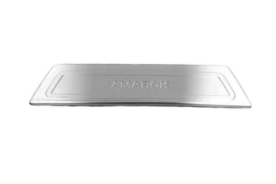 Volkswagen Amarok 2010-2022 Heckstoßstangenschutz OmsaLine (glänzend, Edelstahl) Image