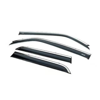 Windabweiser mit Chromleiste (4 Stk, Niken) Toyota 4Runner 2009-2024 Foto 1