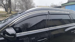 Chery Tiggo 7 2020- Windabweiser mit Chromleiste (4 Stk, Niken) Foto 2
