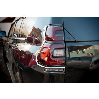 Chrom Rückleuchten Abdeckungen V2 (2 Stk., 2018+) Toyota Land Cruiser Prado 150 2009-2023 Foto 1