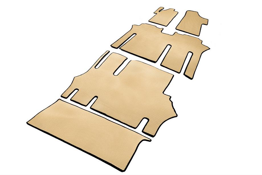Mercedes Viano 2004-2014 EVA V2 Fußmatten (Nur Abholung, Komplettset, Beige) Image