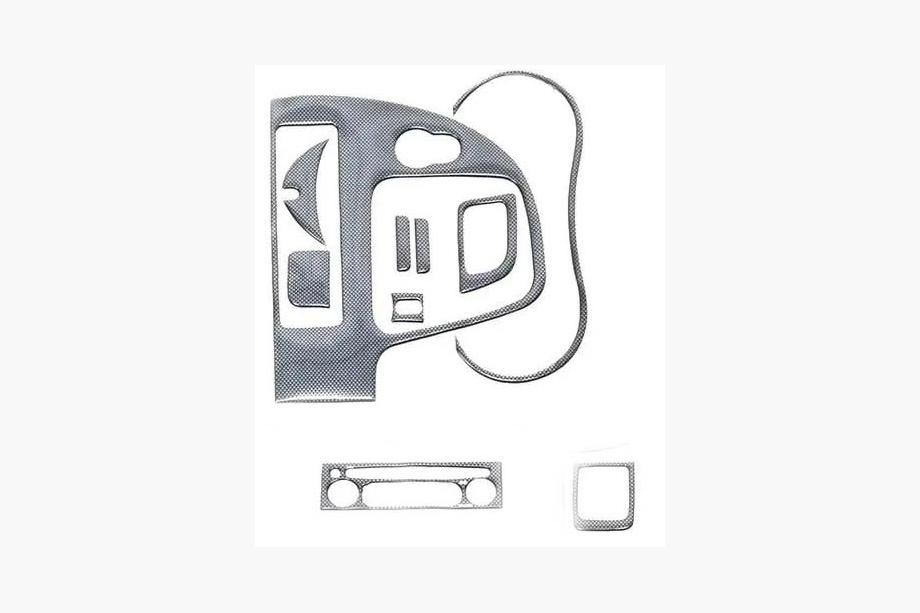 Renault Kangoo 2008–2020 Carbon Armaturenbrett Blenden (kleines Set) Image