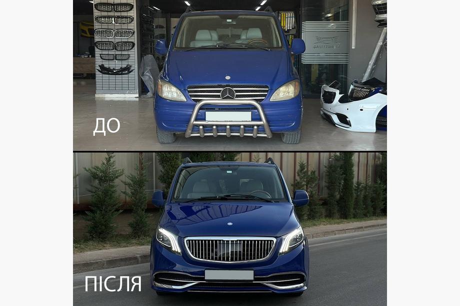 Mercedes Viano 2004-2014 Facelift Kit auf W447 Maybach Foto 9