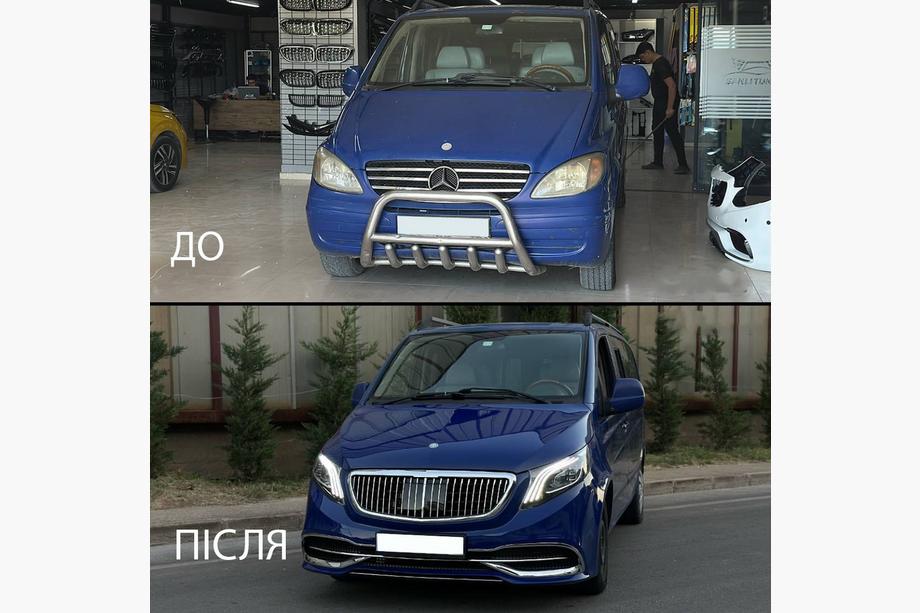 Mercedes Viano 2004-2014 Facelift Kit auf W447 Maybach Foto 1