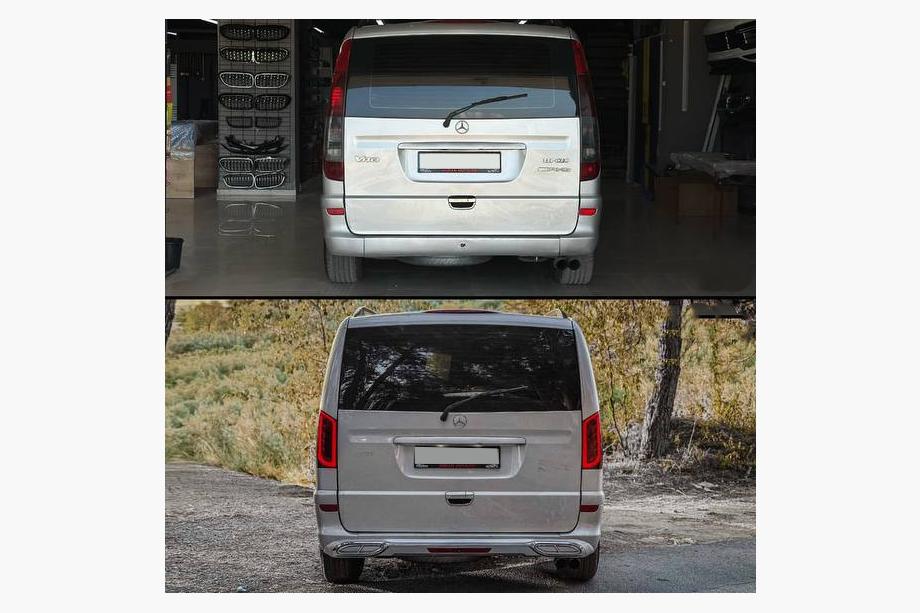 Mercedes Viano 2004-2014 Facelift Kit auf W447 Maybach Foto 7