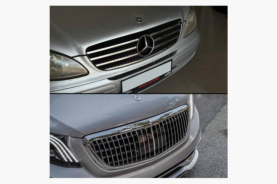 Mercedes Viano 2004-2014 Facelift Kit auf W447 Maybach Foto 5