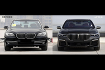 BMW 7 Series F01/F02 2008-2015 Facelift Kit auf G12 M760 (mit Austausch von Kofferraumdeckel und hinteren Kotflügeln) Foto 133