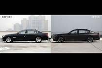 BMW 7 Series F01/F02 2008-2015 Facelift Kit auf G12 M760 (mit Austausch von Kofferraumdeckel und hinteren Kotflügeln) Foto 132