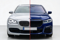 BMW 7 Series F01/F02 2008-2015 Facelift Kit auf G12 M760 (mit Austausch von Kofferraumdeckel und hinteren Kotflügeln) Foto 1
