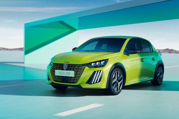 Aktualisierter kompakter Schrägheck-Peugeot 208