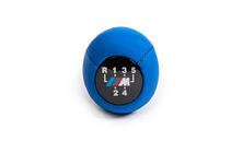 BMW 5 Series E34 1988-1995 Schaltknauf OEM (Kunstleder, blau glatt) Foto 6