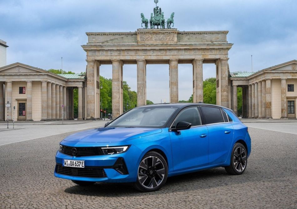 Elektrisches kompaktes Fließheck Opel Astra Electric