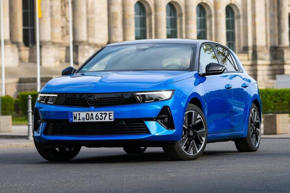 Elektrisches kompaktes Fließheck Opel Astra Electric