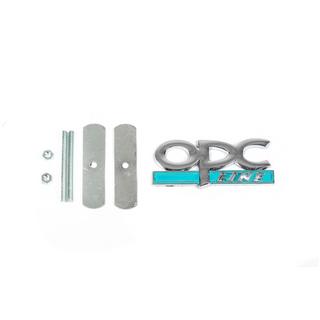 Metallemblem für Kühlergrill OPC Line (Chrom+Blau) Foto 1