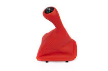 BMW 3 Series E46 1998-2006 Schaltsack + Schalthebel OEM (rot) Foto 1