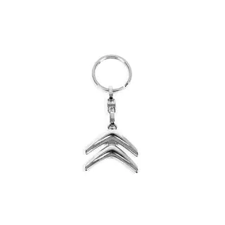 Metallschlüsselanhänger mit Citroen Logo Foto 1