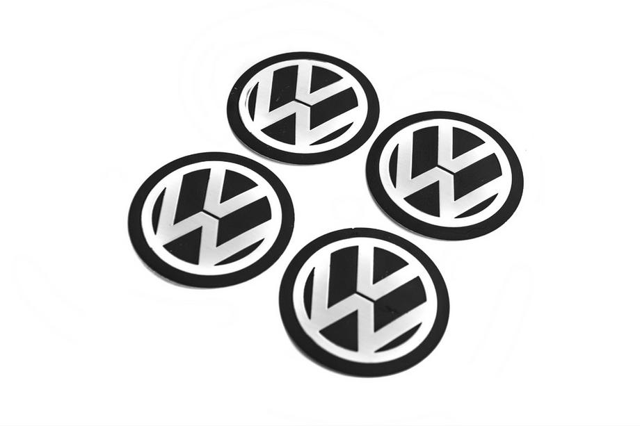 Volkswagen Aufkleber für Felgendeckel 90mm (4 Stück) Image
