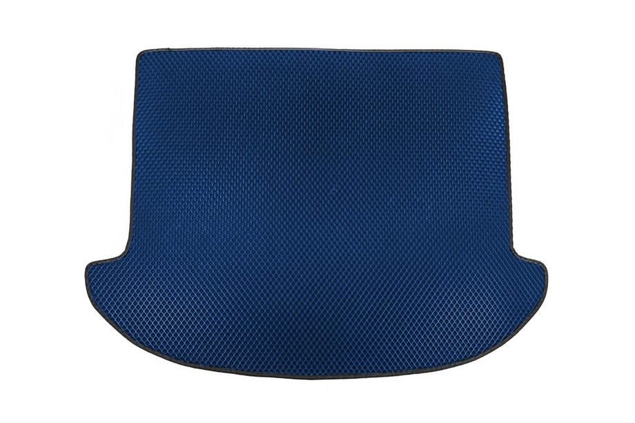 Hyundai Santa Fe 3 2012-2018 Kofferraummatte (EVA, blau) (7 Sitze) Image
