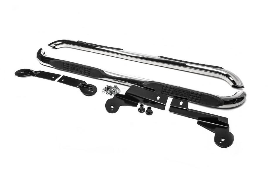Universelle Seitenschutzrohre DØ70 L 169,5 cm (2 Stk, Edelstahl) Image