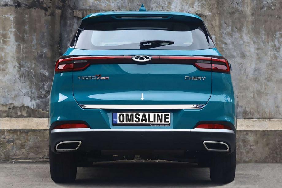 Chery Tiggo 7 2020- Kofferraumleiste Chrom (OmsaLine) Image