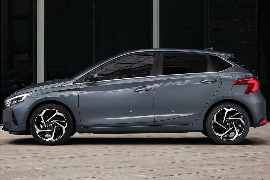 Hyundai I-20 2020- Türleisten OmsaLine (4 Stk, Edelstahl) Image