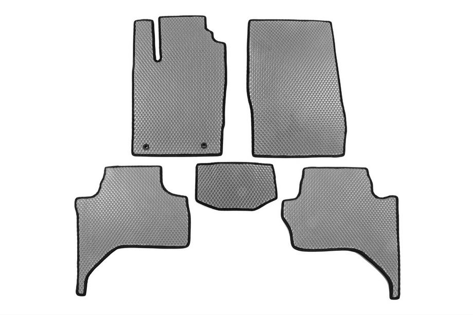Mitsubishi L200 2015-2024 EVA-Fußmatten (Long base, grau) Image