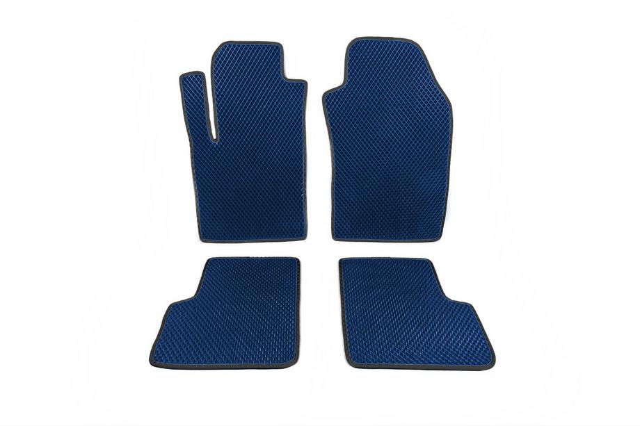 Fiat 500/500L 2013-2022 EVA-Fußmatten (Für 500, Blau) Image