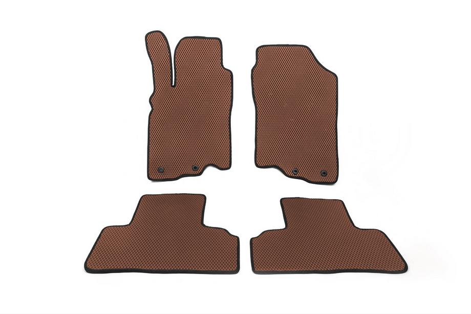 Honda Insight II 2009-2014 EVA Fußmatten (Braun) Image