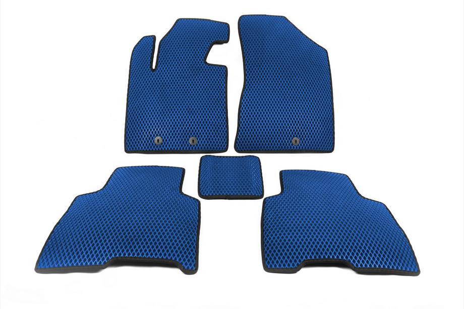 Kia Sorento II XM 2009-2014 Fußmatten 2012-2014 (EVA, Blau) Image