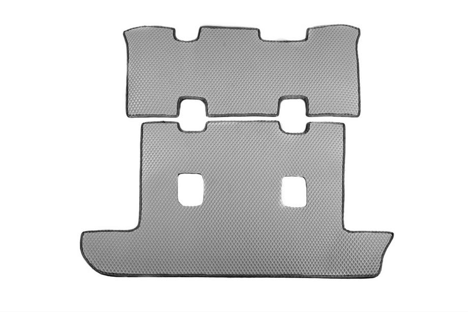 Toyota Land Cruiser 100 1998-2007 Kofferraummatte 2 Stk Grau (EVA, 7-Sitzer) Foto 3
