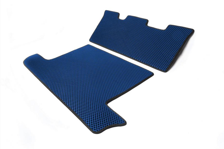 Toyota Land Cruiser 100 1998-2007 Kofferraummatte 2 Stk Blau (EVA, 7 Sitze) Foto 2