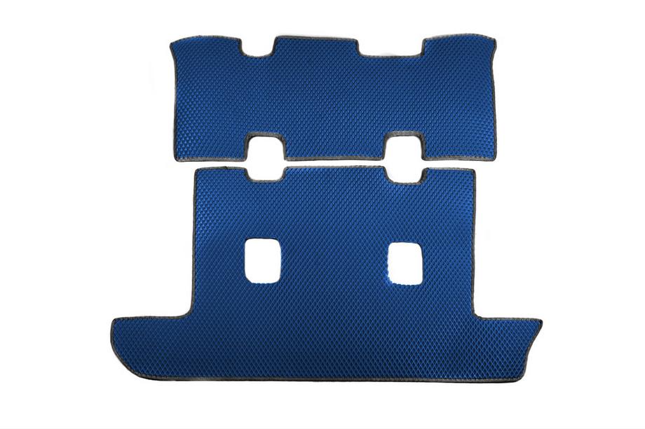 Toyota Land Cruiser 100 1998-2007 Kofferraummatte 2 Stk Blau (EVA, 7 Sitze) Foto 3