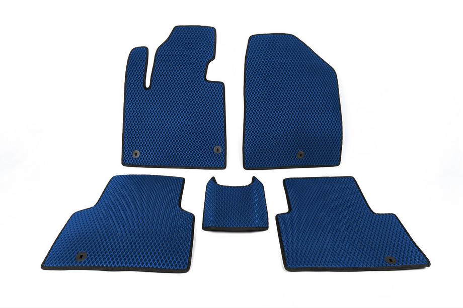 Hyundai Santa Fe 3 2012-2018 Fußmatten 5-Sitzer (EVA, Blau) Image