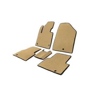 Fußmatten 5-Sitzer (EVA, Beige) Hyundai Santa Fe 3 2012-2018 Foto 2