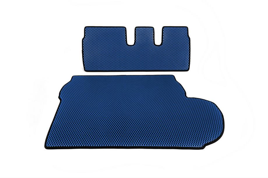 Mitsubishi Outlander 2006-2012 Kofferraummatte (EVA, Blau) 7-Sitzer Image