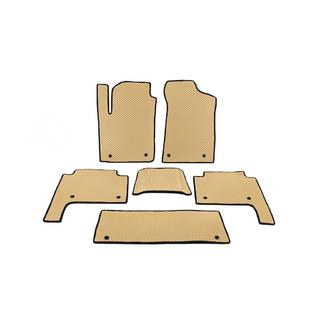 EVA Fußmatten 3 Reihen Beige Nissan Patrol Y62 2010-2024 Foto 1