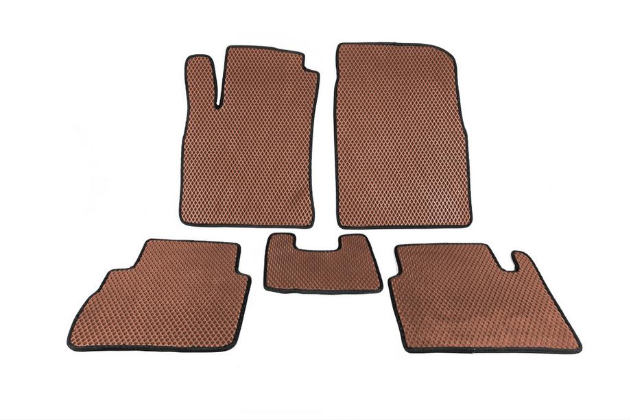 Nissan Tiida 2004-2011 EVA Fußmatten (Braun) Image