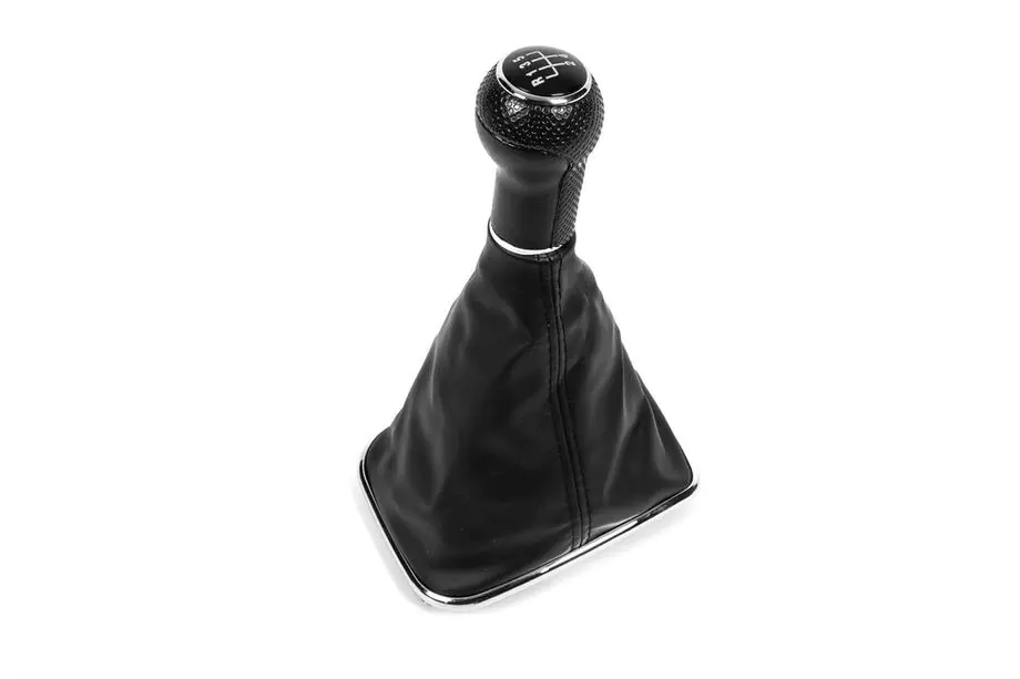 Volkswagen Bora 1998-2004 Schaltknauf mit Manschette (5-Gang, Chromrahmen) Image