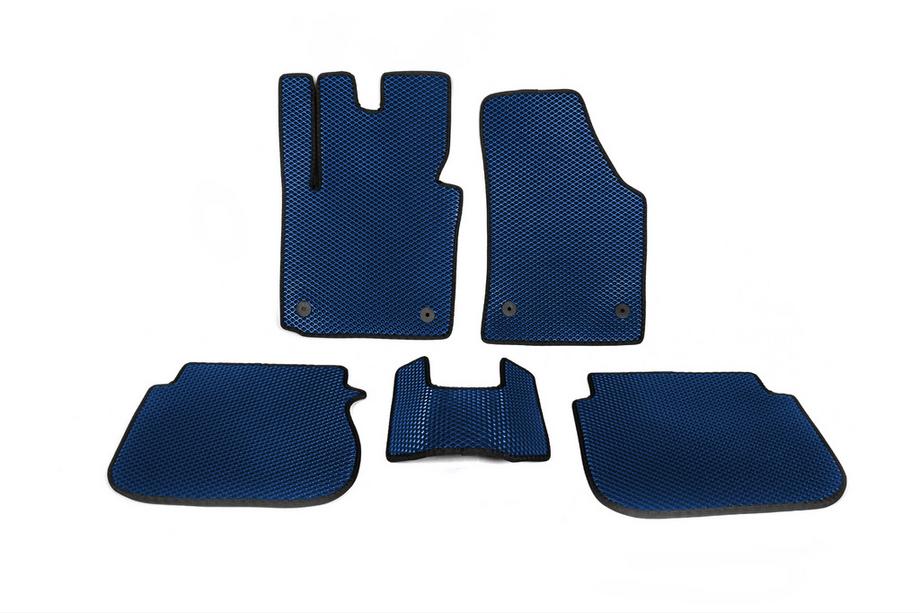 Volkswagen Caddy 2004-2010 EVA Fußmatten (Blau) Image